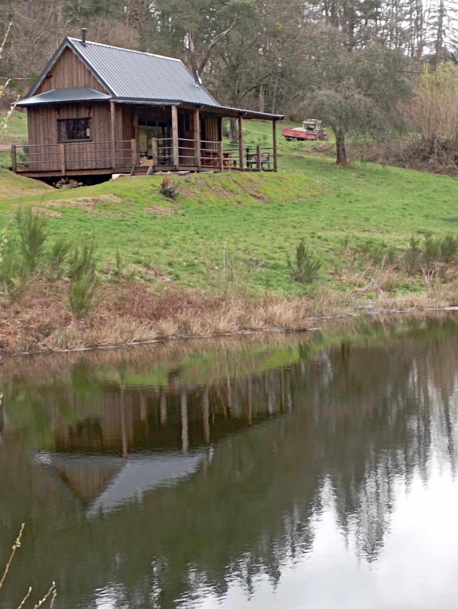 A La Cabane Des Bois Dessus Tiny Gite Alligny-en-Morvan Buitenkant foto